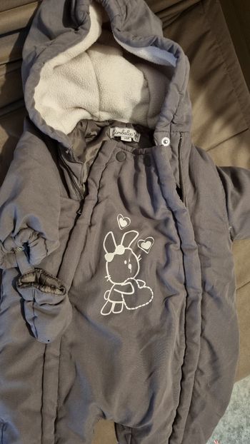 Combinaison manteau combipilote bébé fille