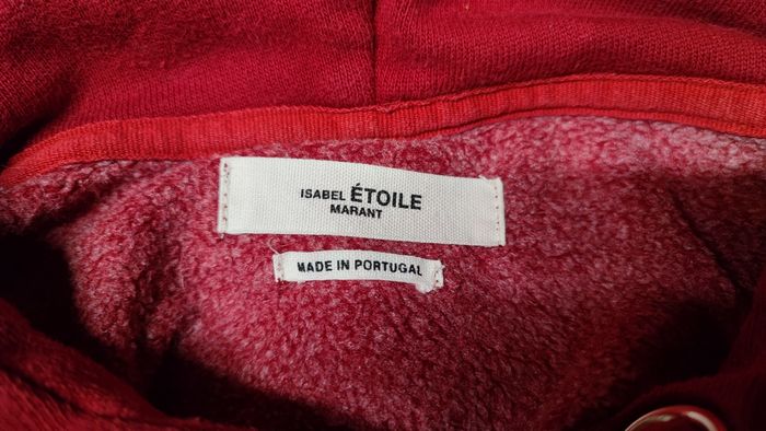 Sweat à capuche sans manche Isabel Marant 36 Rouge / Bordeaux - photo numéro 4