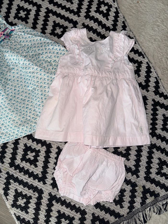 Lot deux jolies robes sergent major 6 mois - photo numéro 2