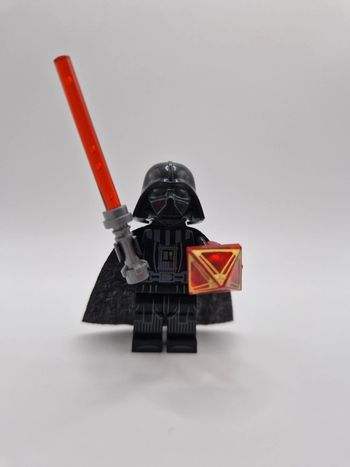 Figurine type lego Sith Dark Vador avec Holocron star wars