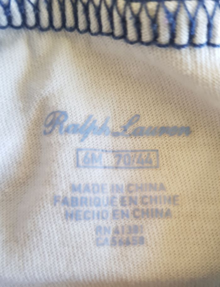 T-shirt Ralph lauren 6 mois - photo numéro 3