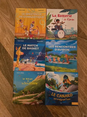 Lot 6 livres enfants