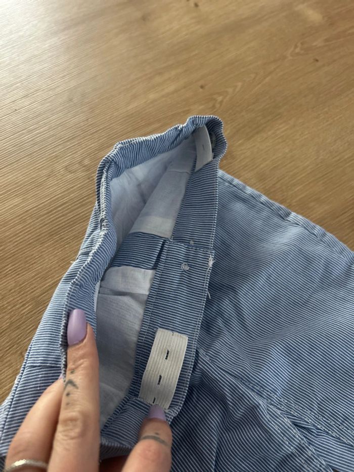 Pantalon en toile à rayures - photo numéro 5