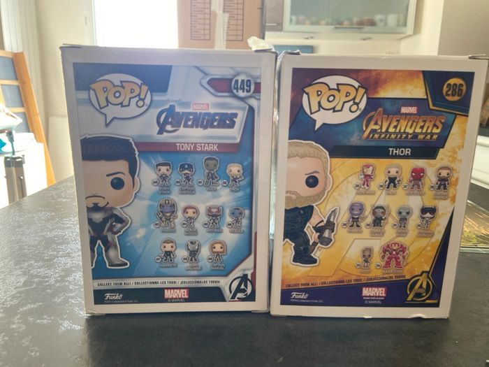 Lot de 2 figurines Pop Avengers - photo numéro 2