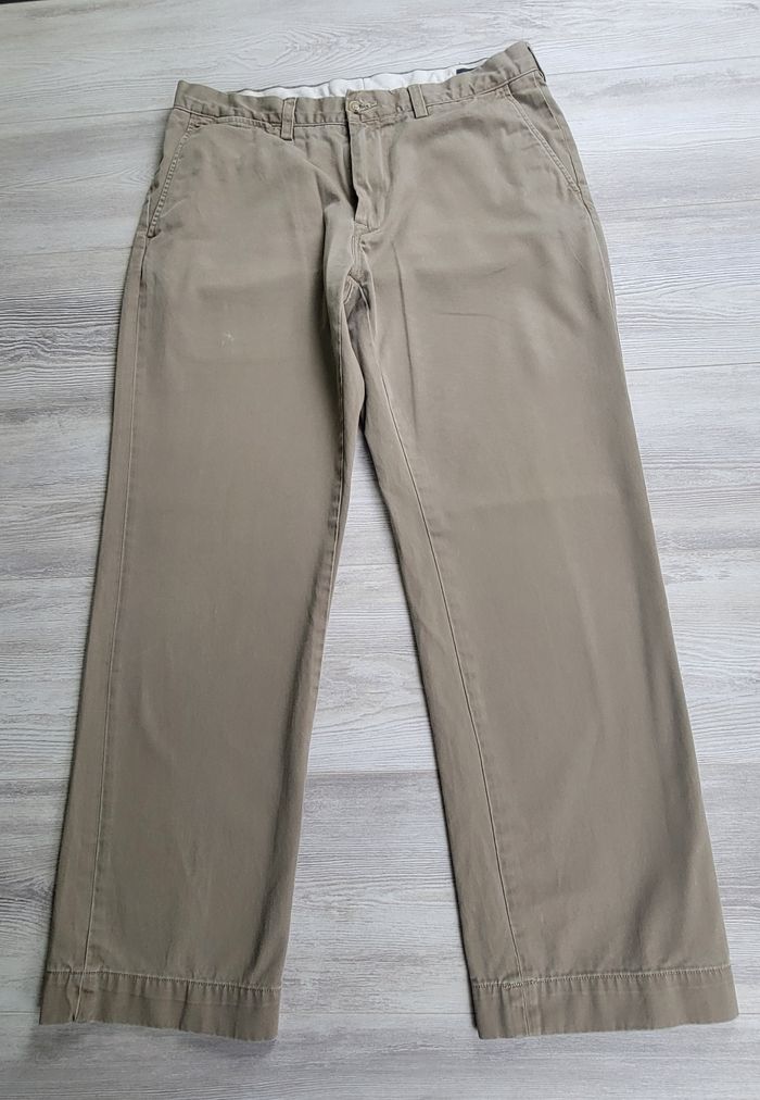 Chino Ralph Lauren beige Homme T34 / L30 – coupe droite classique – très bon état - photo numéro 4