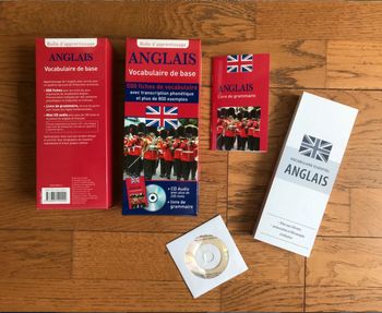 Anglais - Vocabulaire de base - avec CD Audio et livre de grammaire