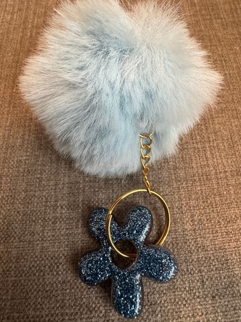 Porte clé turquoise 