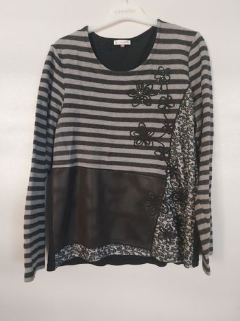 Pull avec motifs floral 