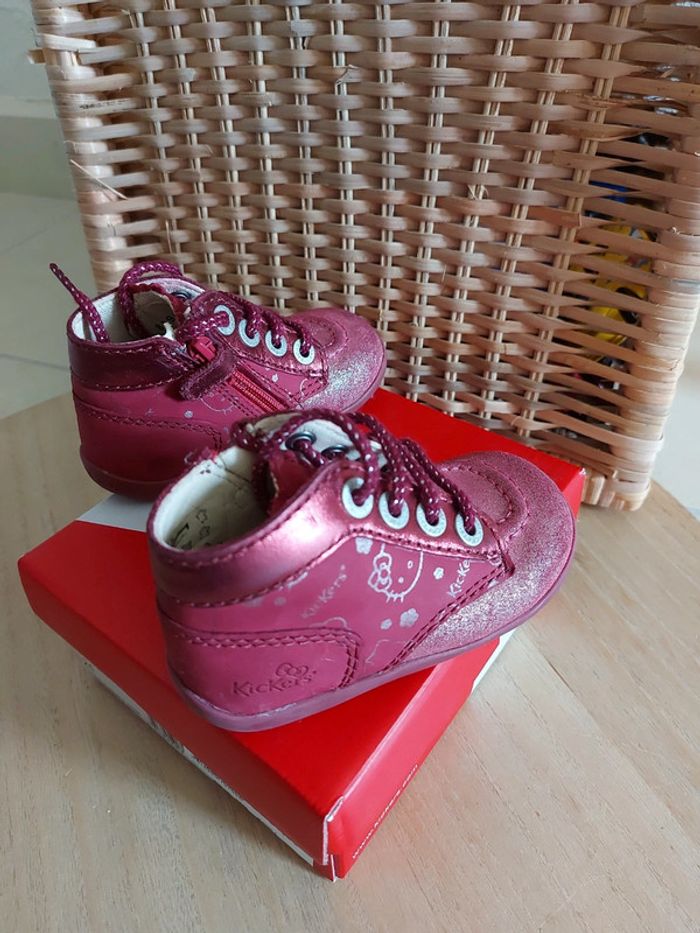 Chaussure kickers pointure 21 très bon état - photo numéro 5
