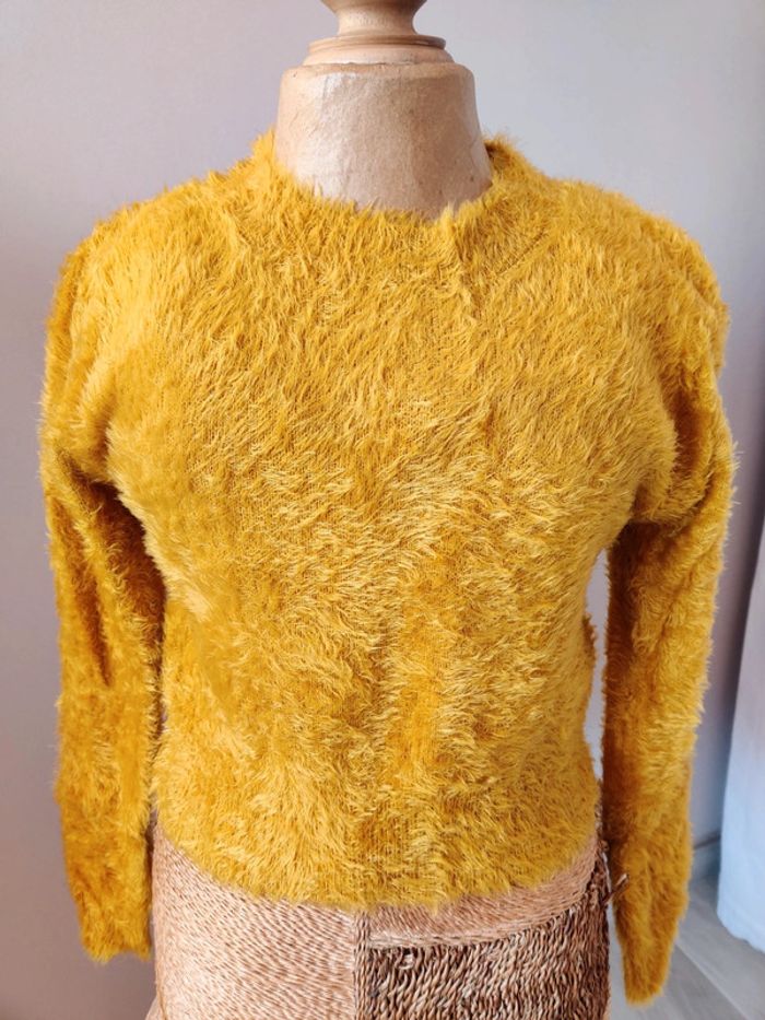 Pull court moutarde - photo numéro 2