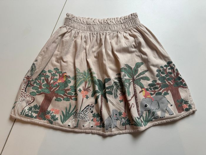 Jupe beige H&M animaux 8 ans - photo numéro 2