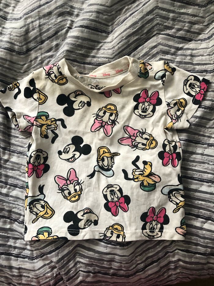 Jolie T shirt Minnie confortable taille 3/6mois