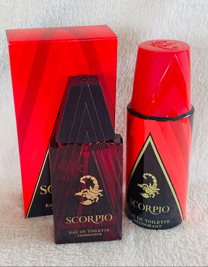 Lot eau de toilette et anti-transpirant pour homme Scorpio