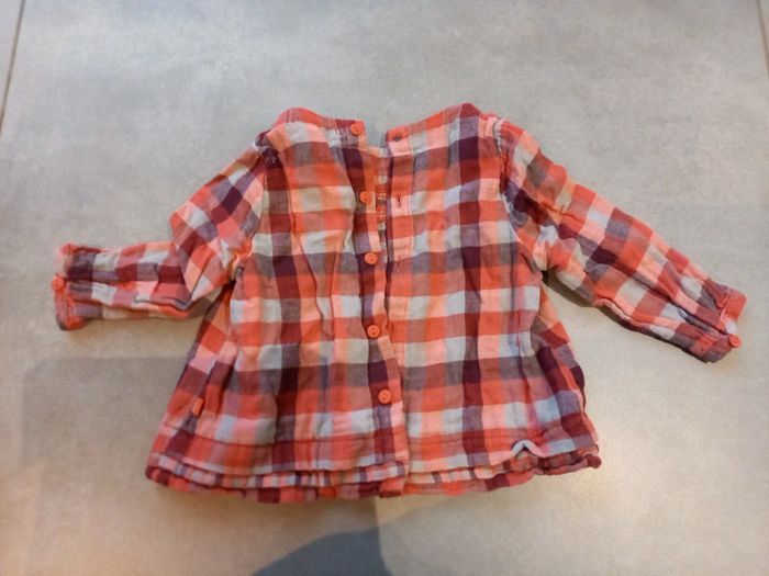 Blouse / tunique à carreaux - photo numéro 2