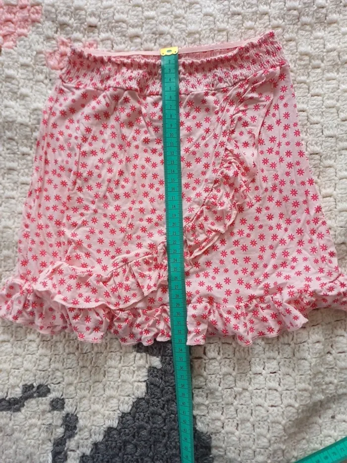 Jupe taille élastique à fleurs - photo numéro 4
