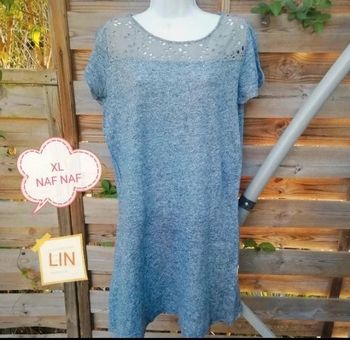 Robe été en lin dentelle femme.42..