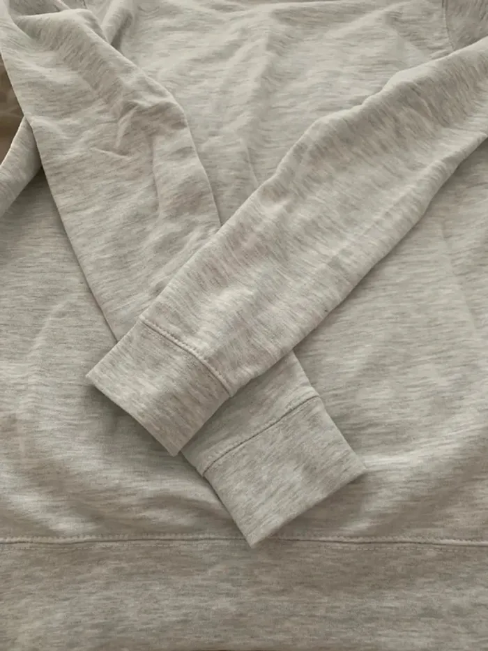 Sweat à capuche gris clair basique – très bon état, taille M - photo numéro 11