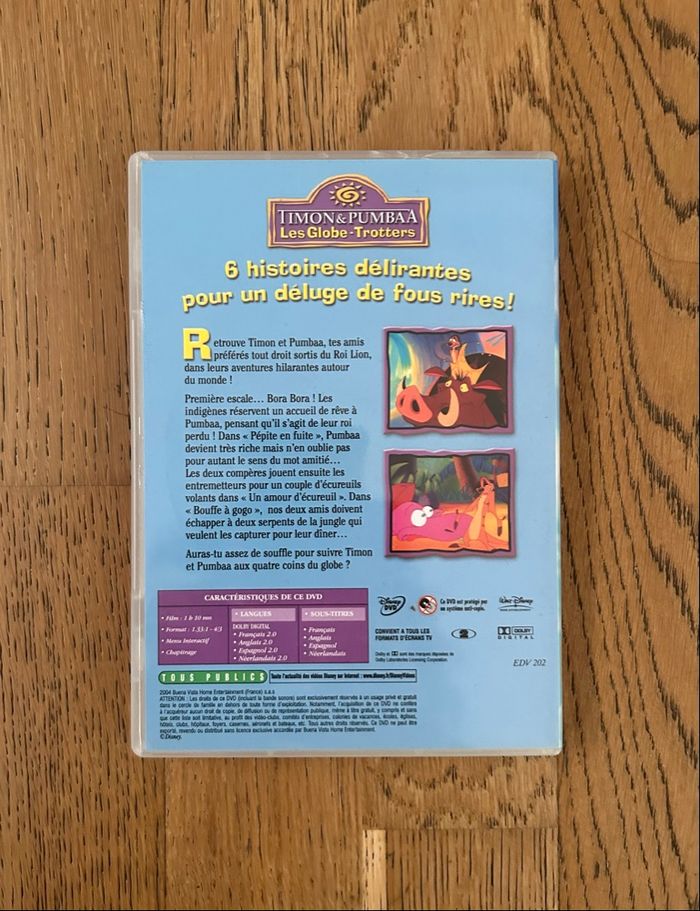 🎬 DVD Disney Timon & Pumbaa : Les Globe-Trotters - photo numéro 3