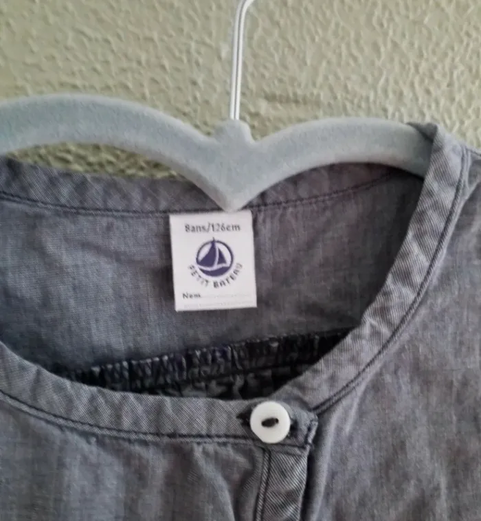 Blouse/ chemise Petit bateau 8 ans - photo numéro 2