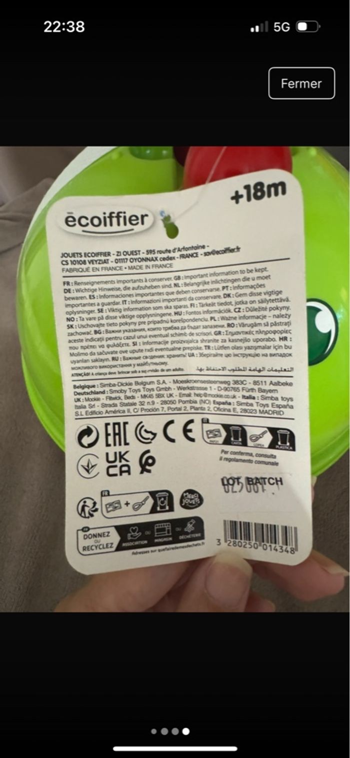 Lego ecoiffier - photo numéro 4