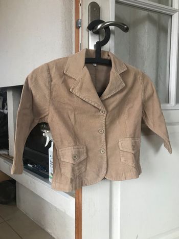 Veste velours fille Phare de la Baleine