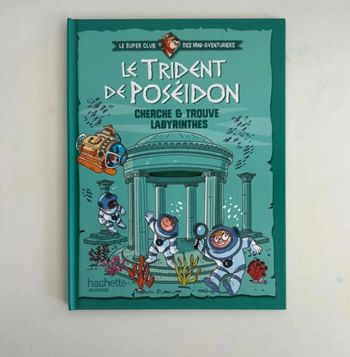 Livre neuf – Le Trident de Poséidon – Cherche et Trouve / Labyrinthe