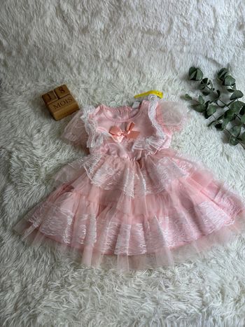 Robe en tulle rose shein taille 18-24 mois