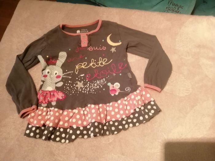 Jolie sweat fille manche longue épais - photo numéro 2