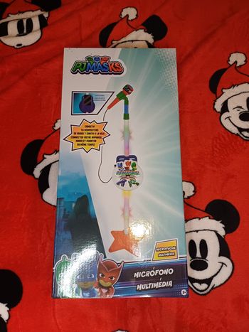 🧸Micro 🎤 pour enfants pjmasks avec possibilité de connecter le téléphone dessus Neuf