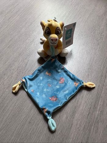 Doudou Simba le Roi Lion bleu neuf avec étiquette
