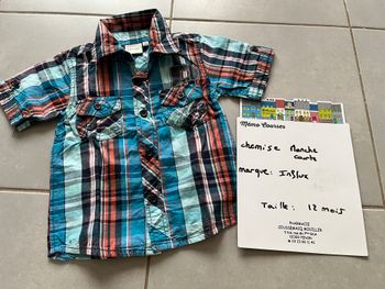 Chemise garçon 12 mois
