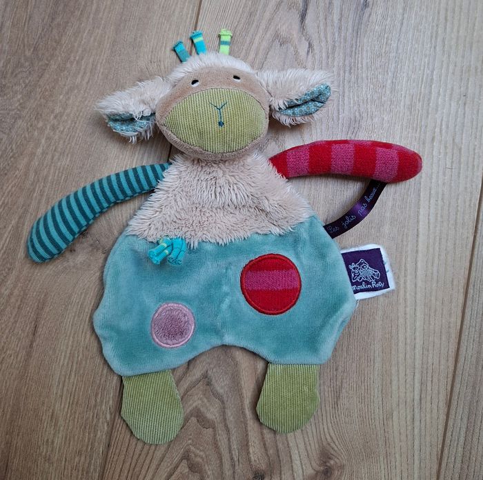 Doudou "mouton" de moulin roty
