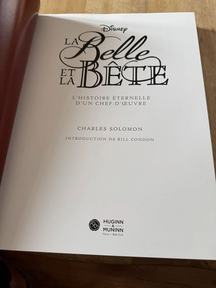 Grand livre rare Disney La Belle et la Bête - L’Histoire éternelle d’un chef d’œuvre Charles Solomon - photo numéro 6