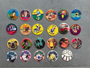 Lot pogs vintage Big Joe