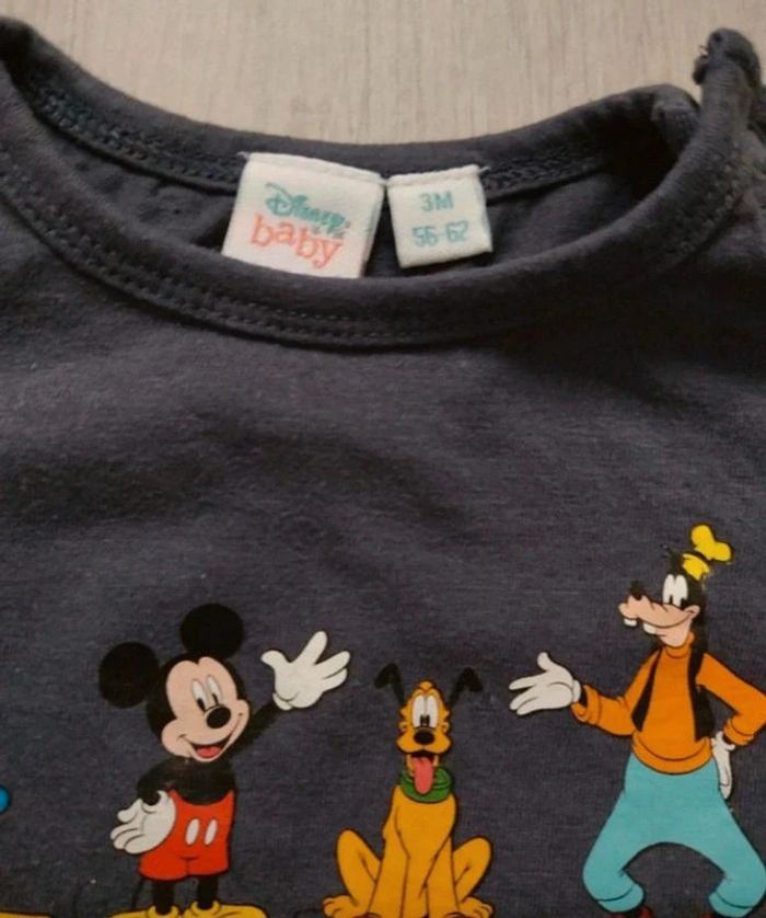 Tee shirt Mickey 3 mois - photo numéro 4