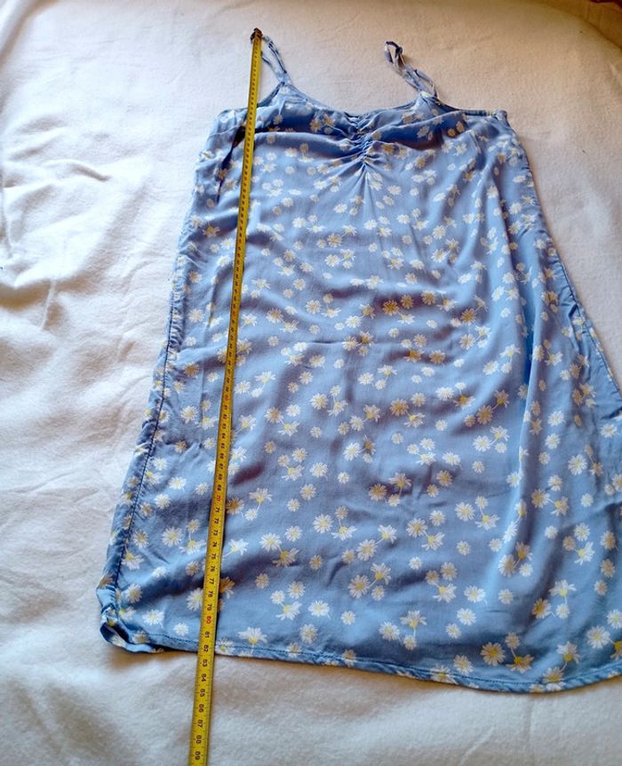Robe bleue fleurie imprimée ado fille S Kiabi - photo numéro 6