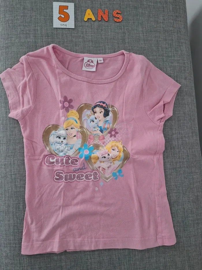 t shirt princesses 5 ans