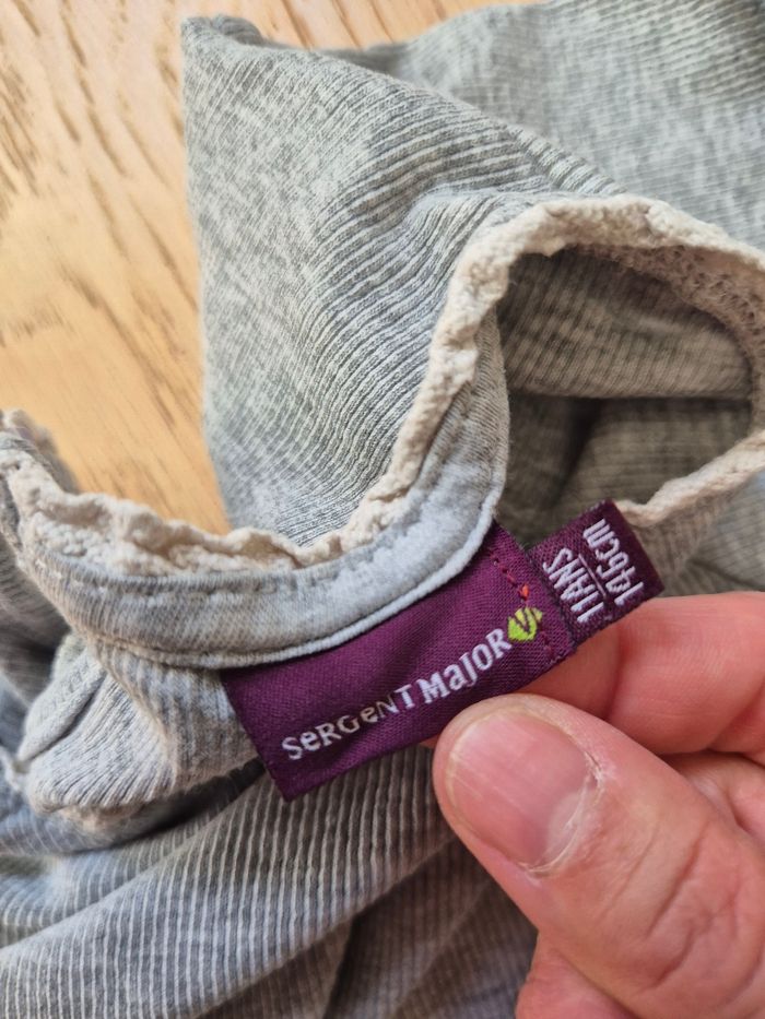 Tshirt 11 ans Sergent Major ❤️ - photo numéro 3