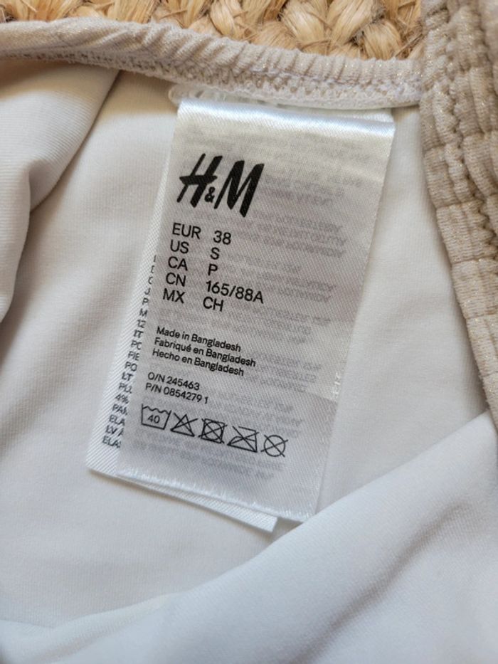 Maillot de bain 1 pièce gaufré - H&M - photo numéro 4