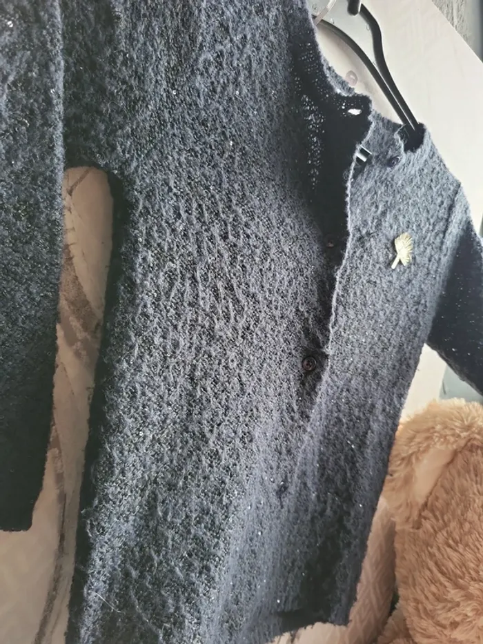 Gilet marine strass - photo numéro 6
