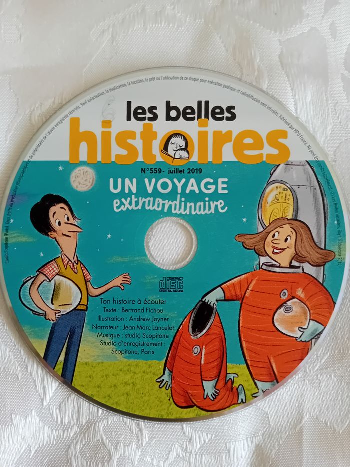 Faby27800 CD n°6 Les belles histoires - Un voyage extraordinaire