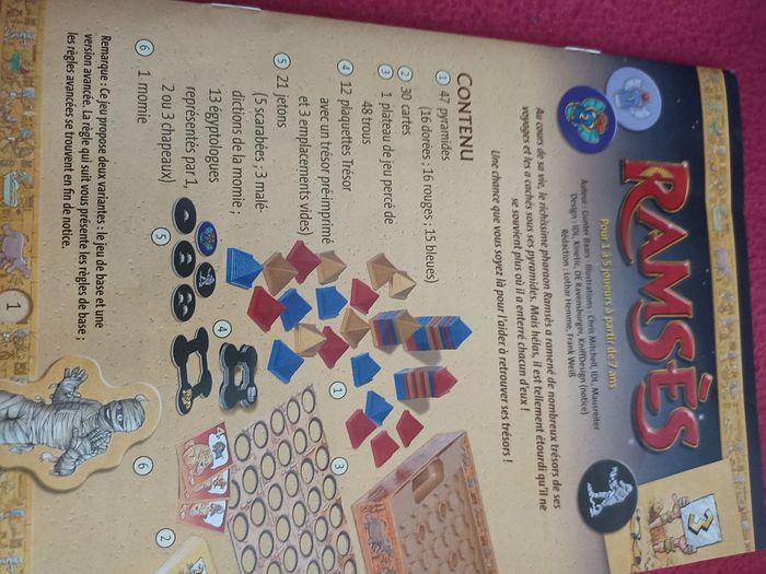 Jeu société Ramsès comme neuf - photo numéro 6