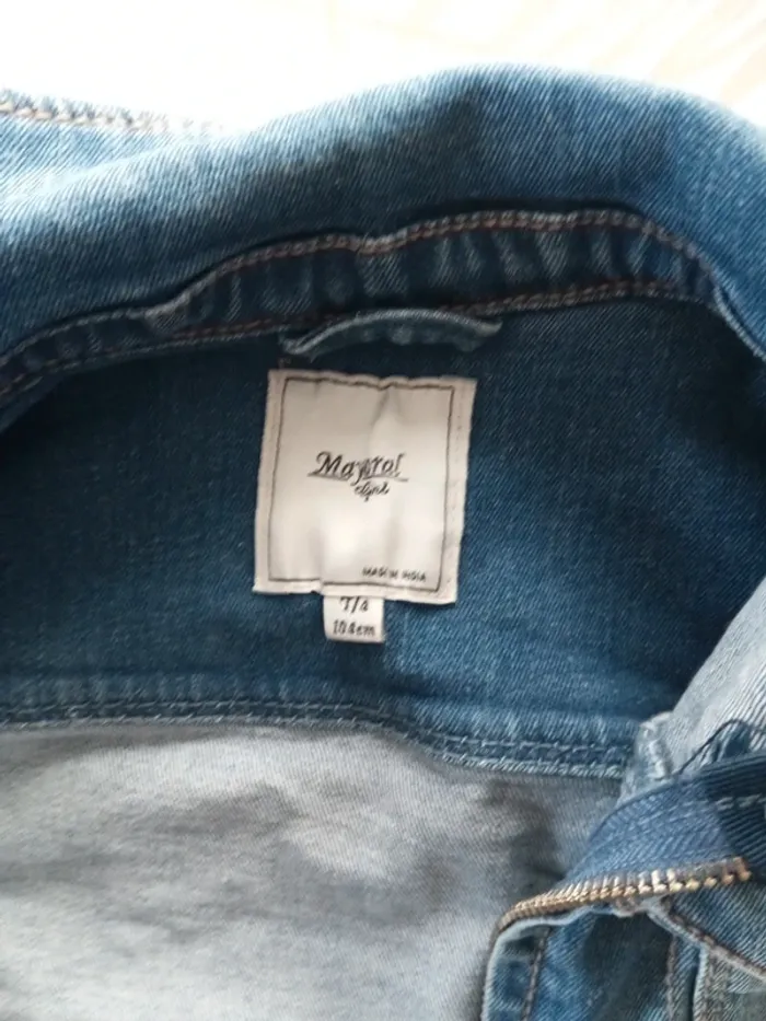Veste en jean fille - photo numéro 4