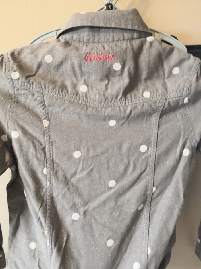 Chemise manches longues à pois - photo numéro 10