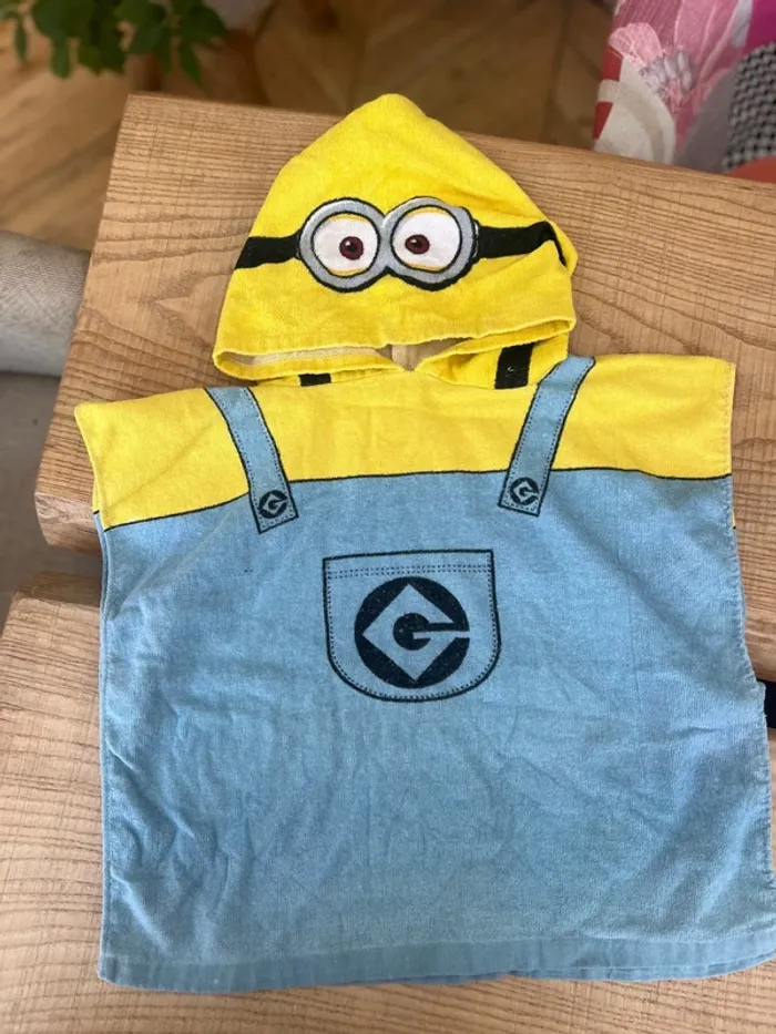 Peignoir Cape de bain serviette de plage les minions enfant garçon fille