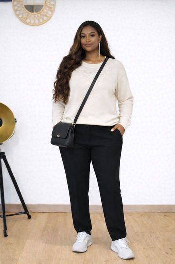 Pulls femme creme blodè