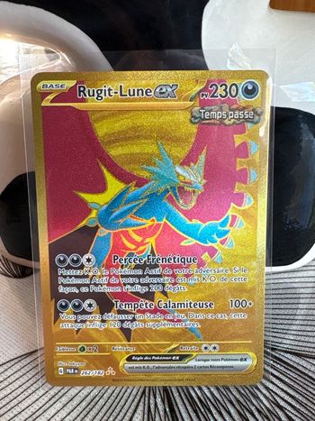Carte Pokémon Faille paradoxe - Rugit-Lune ex 262/182