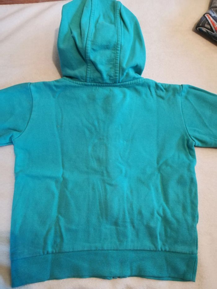 Sweat zippé à capuche Vert Baudet 6 ans - photo numéro 3