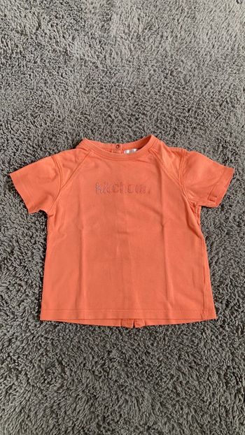 Teeshirt orange MC 18 mois