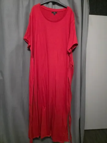 Robe longue rouge